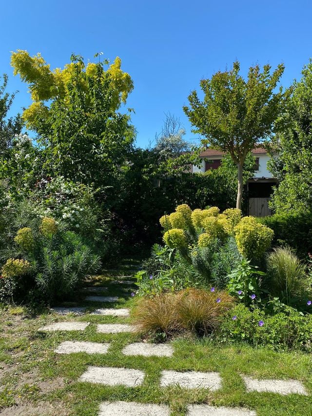 Créer des allées et délimiter les massifs aident à profiter d'un jardin propre et bien fini.