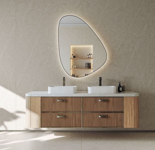 18 carrelages tendance qui subliment murs et sols de la salle de bains